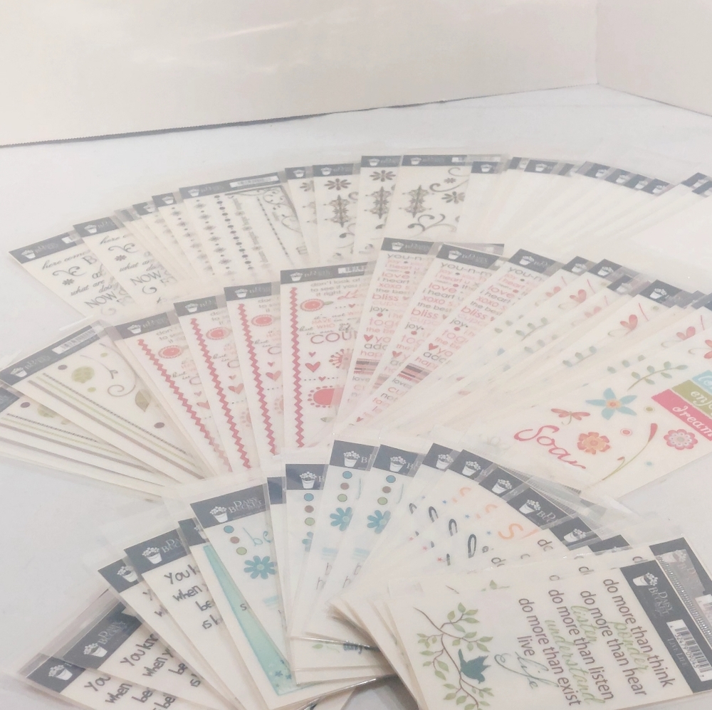 Rub on transfers bundle (993)